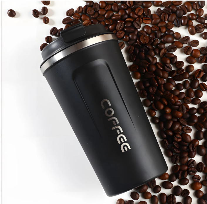 Cana termica, Zola, 500 ml, otel inoxidabil si plastic, afisaj LED temperatura, 8.5x16 cm, negru Cana termica, Zola, 500 ml, otel inoxidabil si plastic, afisaj LED temperatura, 8.5x16 cm, negru